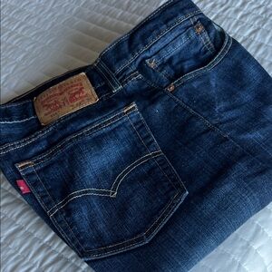 Levi's 514 Dark Wash Denim Jeans